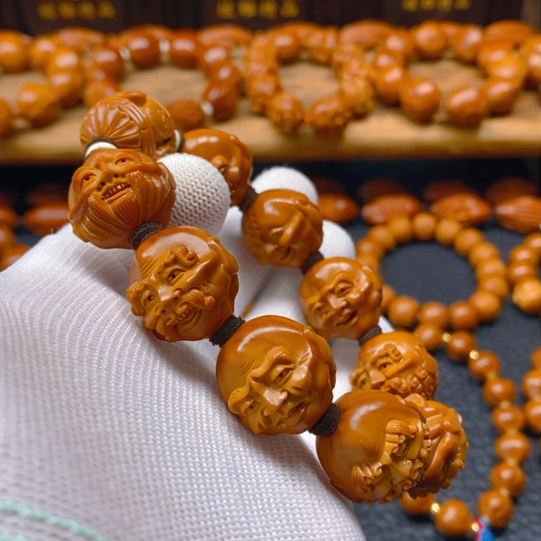 手串/手链橄榄核许静健2.1×2.1须派十八罗汉