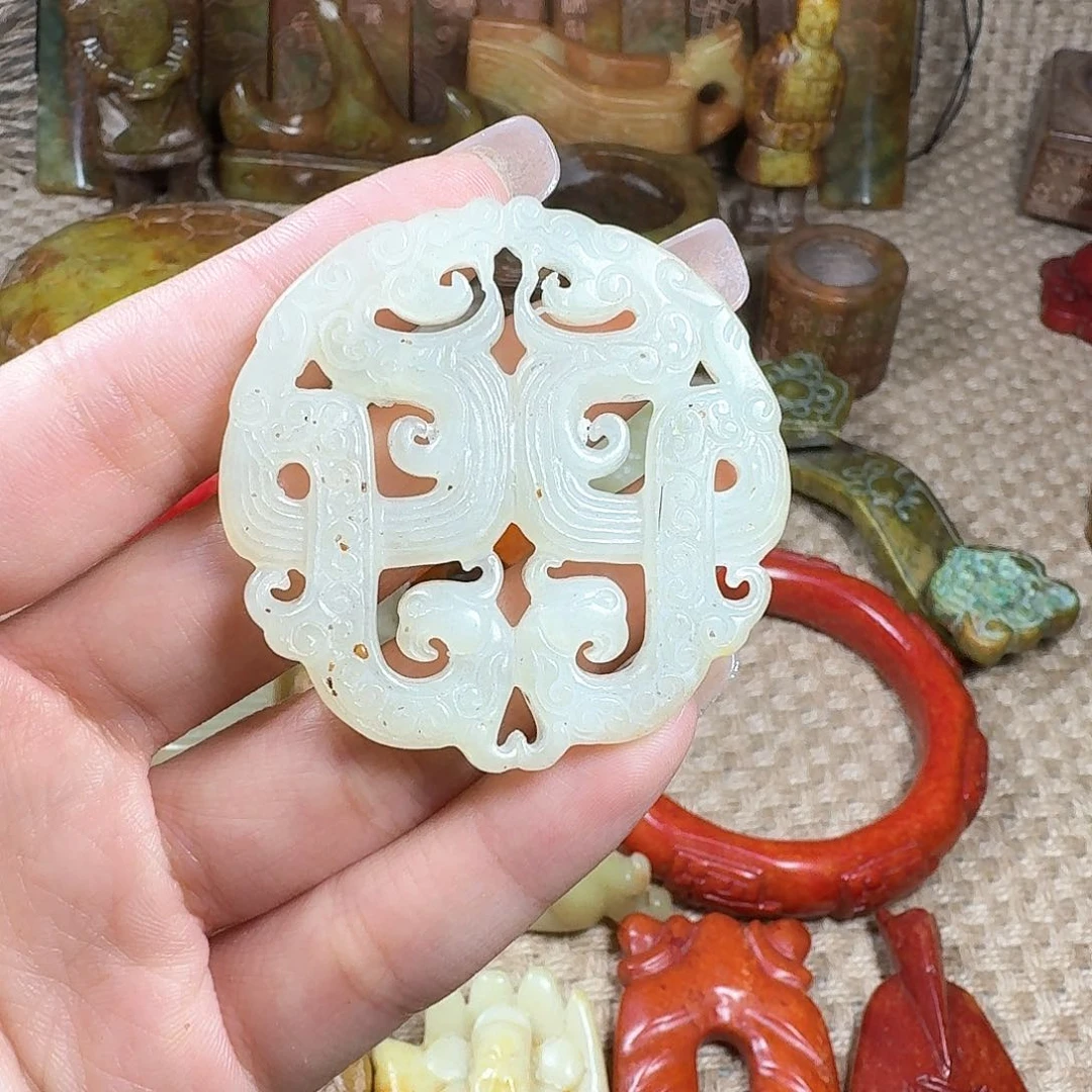 白玉菩提吊坠挂件