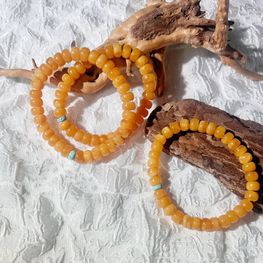 【狒狒】打底衫 | 蜜蜡老型单圈手串 多样性发货