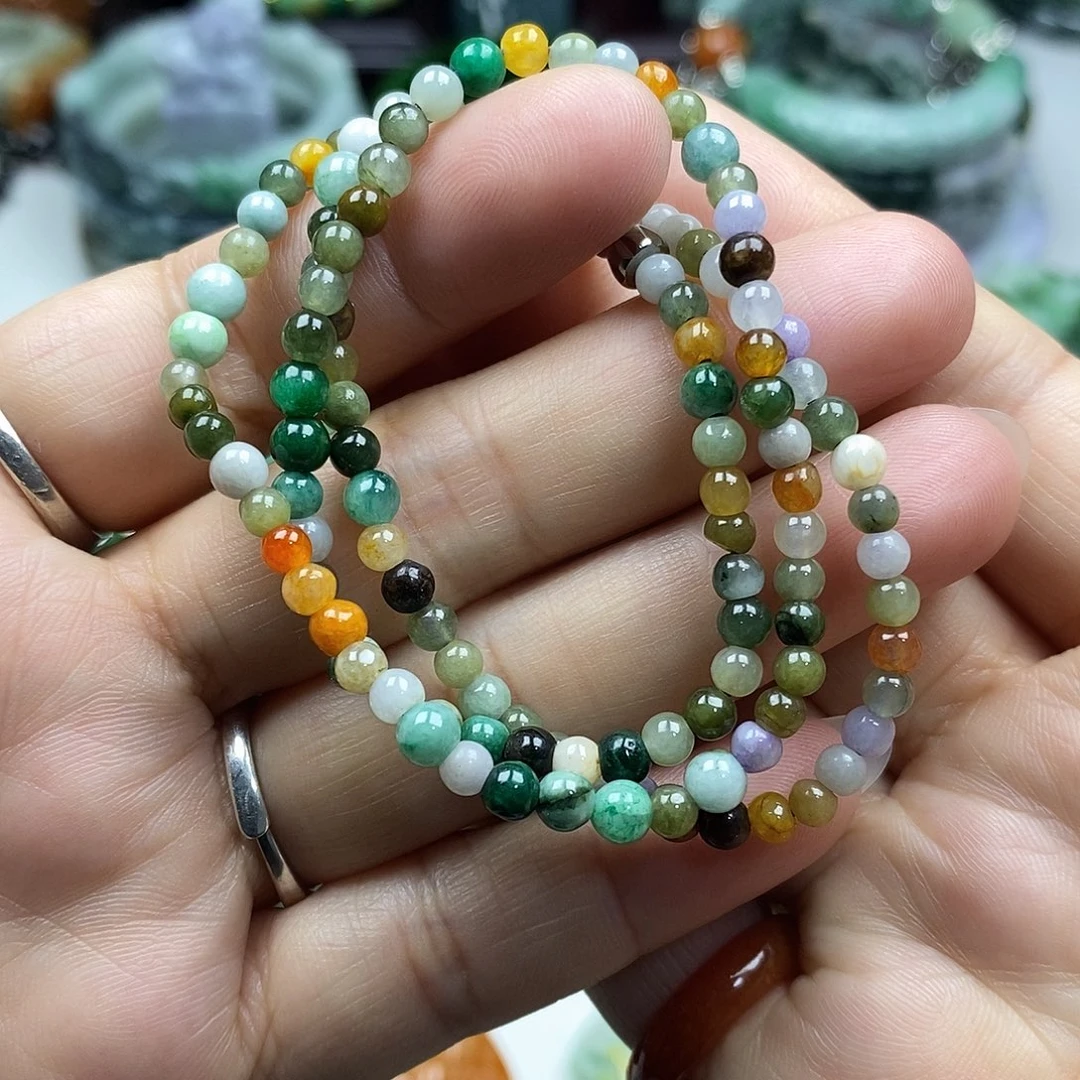 颈饰未镶嵌翡翠妈妈链