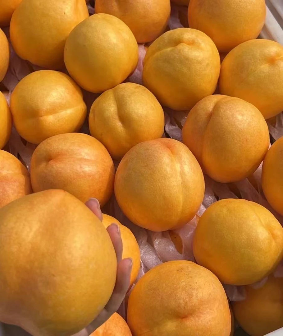 平谷大桃黄油桃新鲜应季皮薄甜嫩多汁脆甜礼盒装