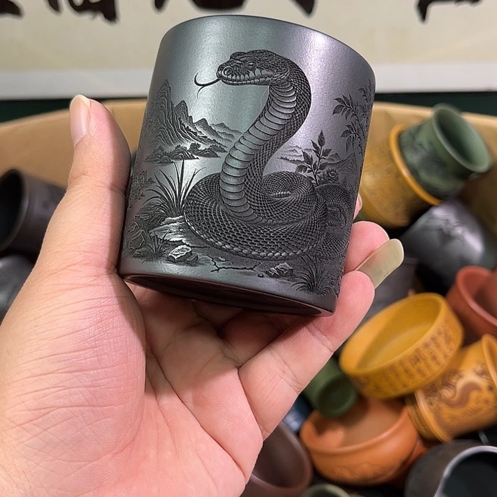 茶杯紫砂全手工紫砂主人杯
