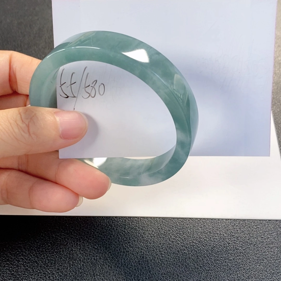 翡翠未镶嵌手镯天然翡翠