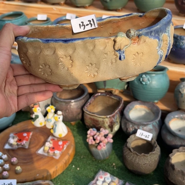 陶瓷13-31花盆瑕疵