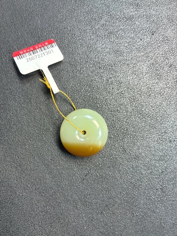 新疆和田玉糖白平安扣25.8mm