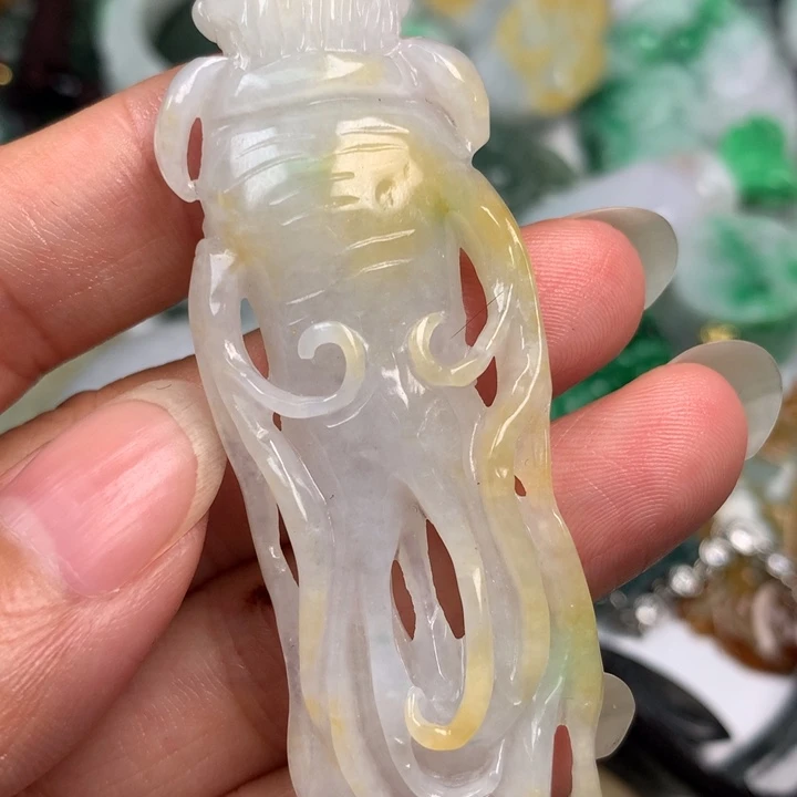 颈饰未镶嵌翡翠翡翠