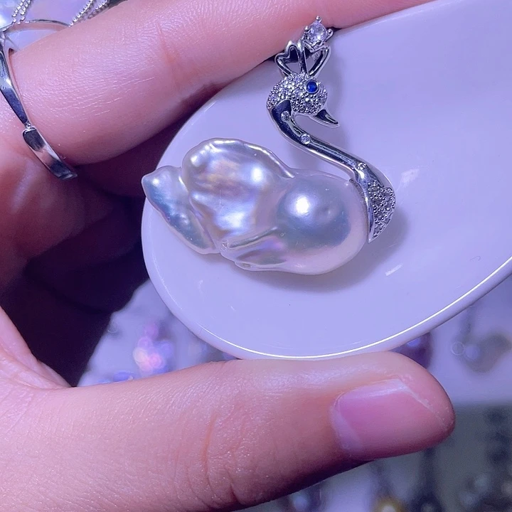 淡水珍珠合金颈饰29