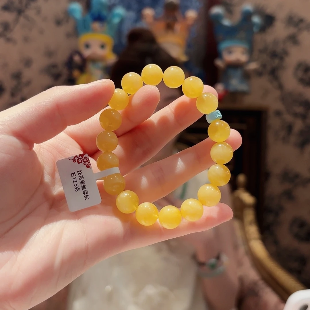 未镶嵌蜜蜡手链手串