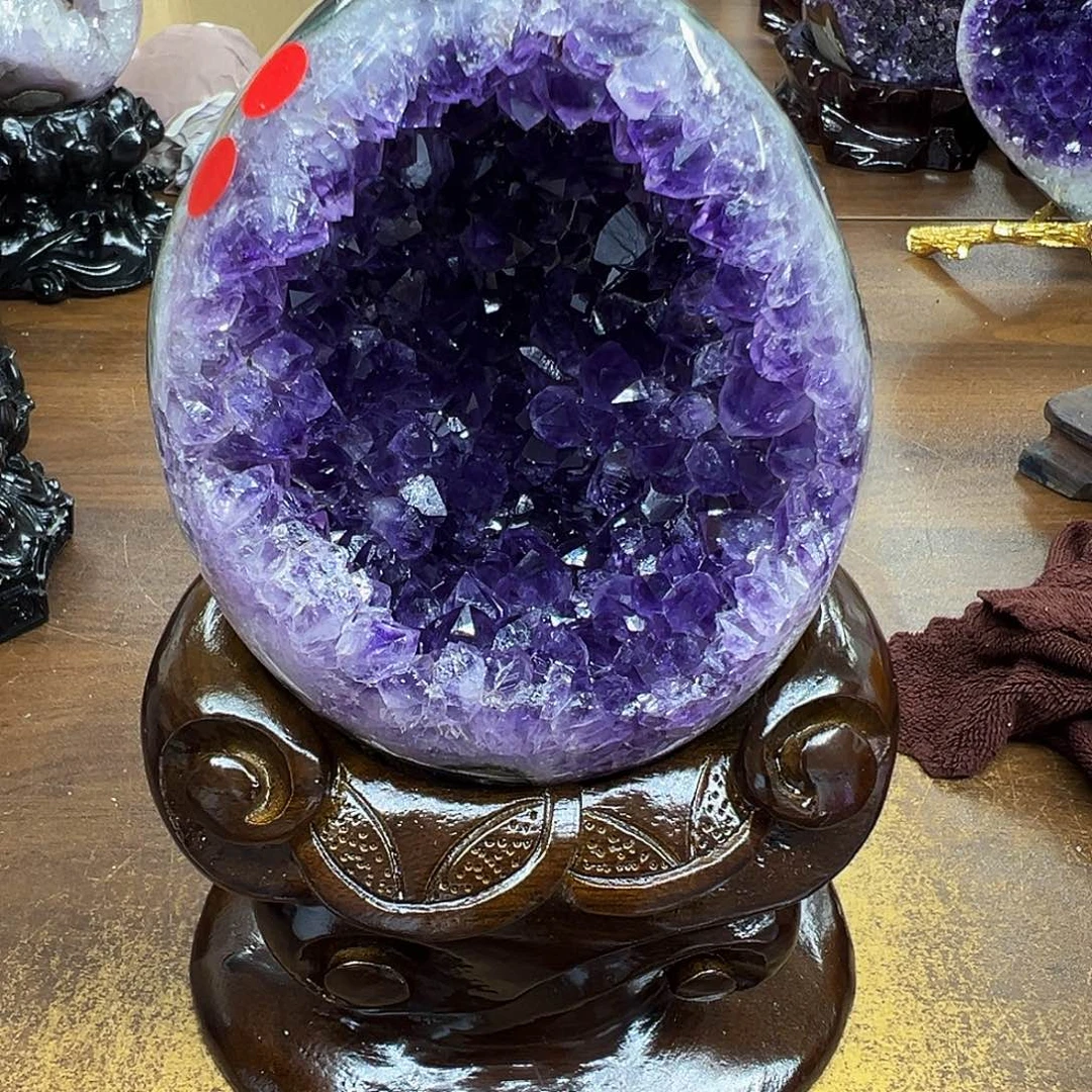 紫晶摆件未镶嵌晶体
