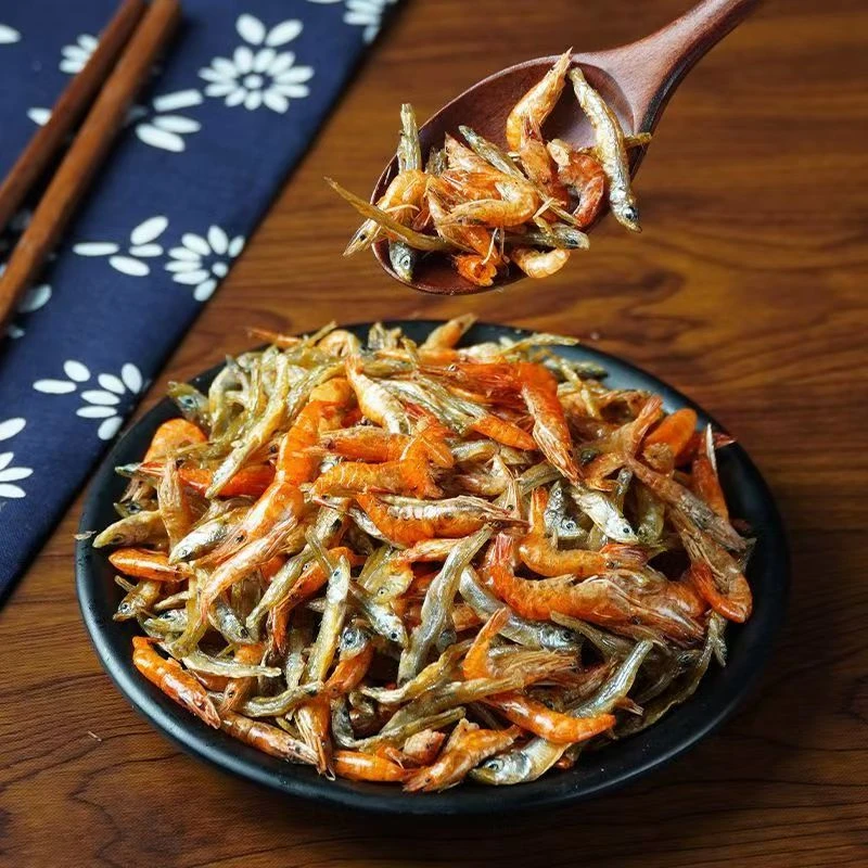 淡水小鱼小虾250g有鱼有虾农家鱼虾干半斤