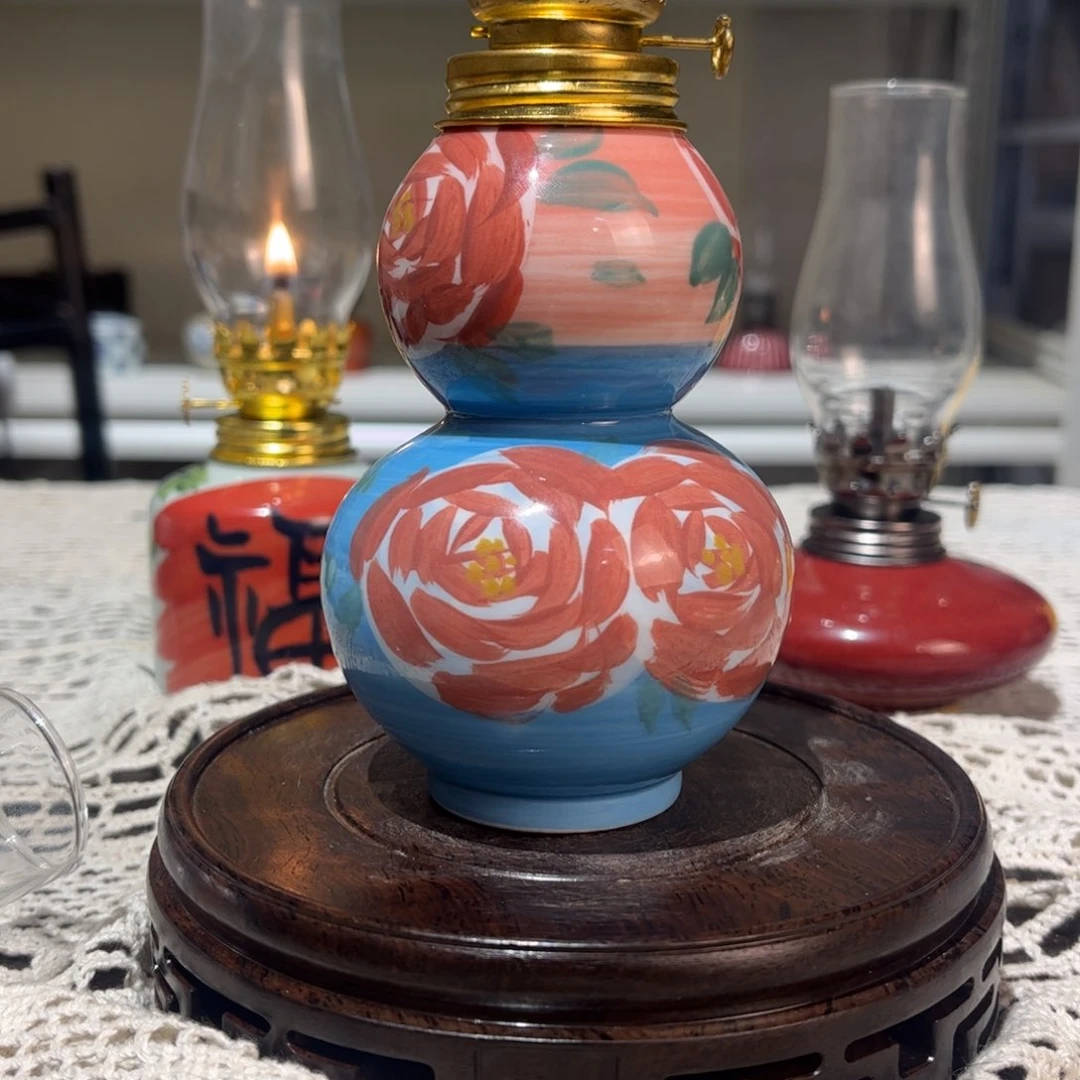 摆件景德镇陶瓷香薰灯