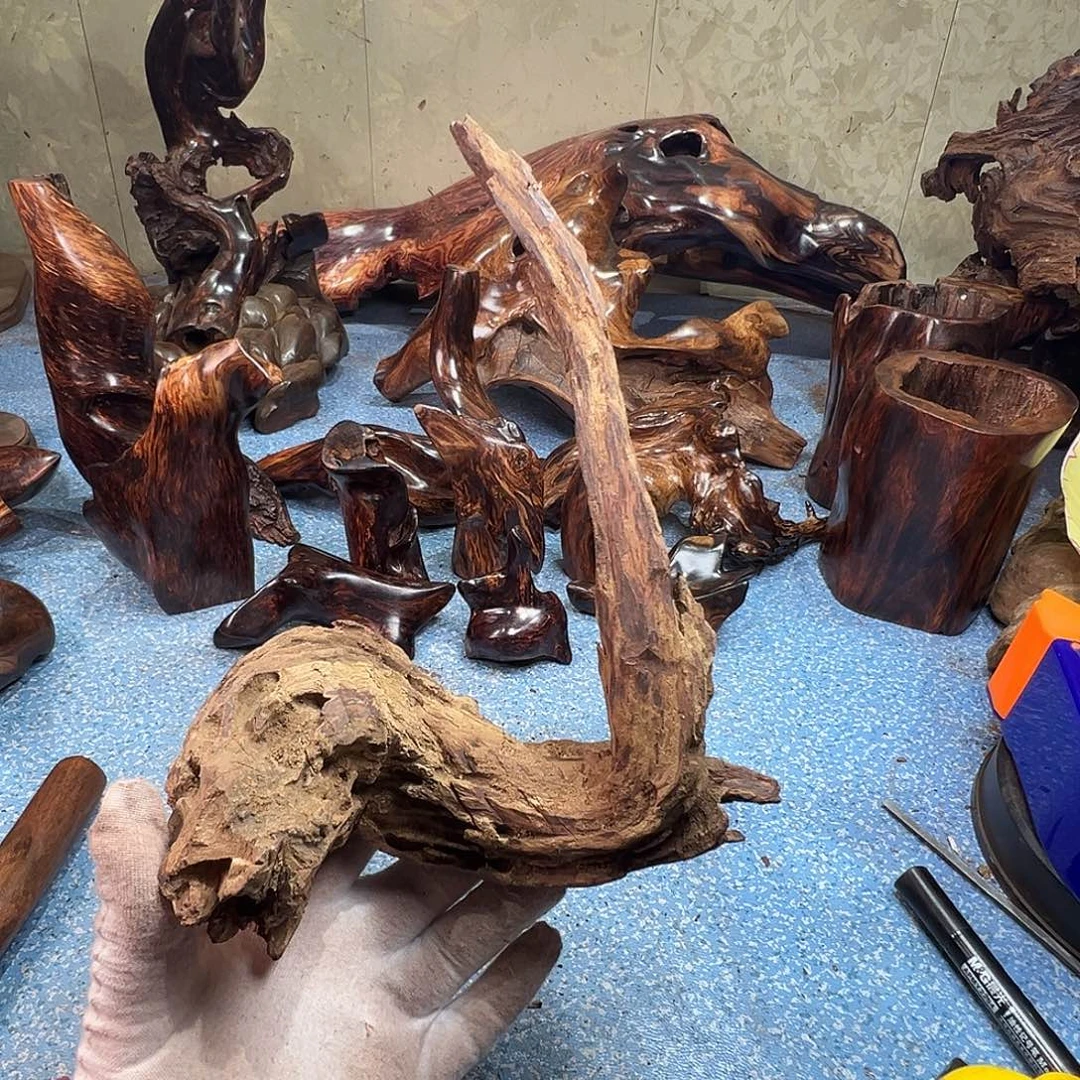 一***锁黄花梨/降香黄檀老料