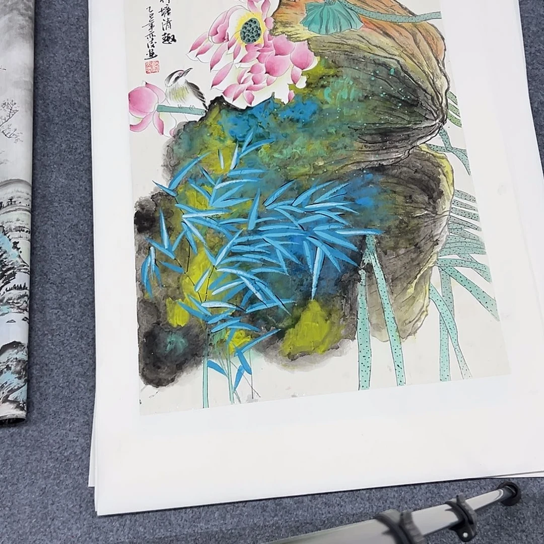 国画精品手绘作品