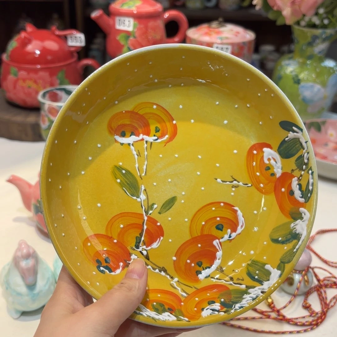 景德镇手绘高温釉下彩陶瓷茶具