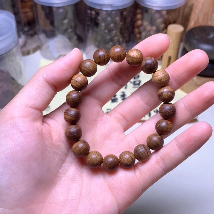 檀香木无事牌檀香1.0沉水横纹瑕疵