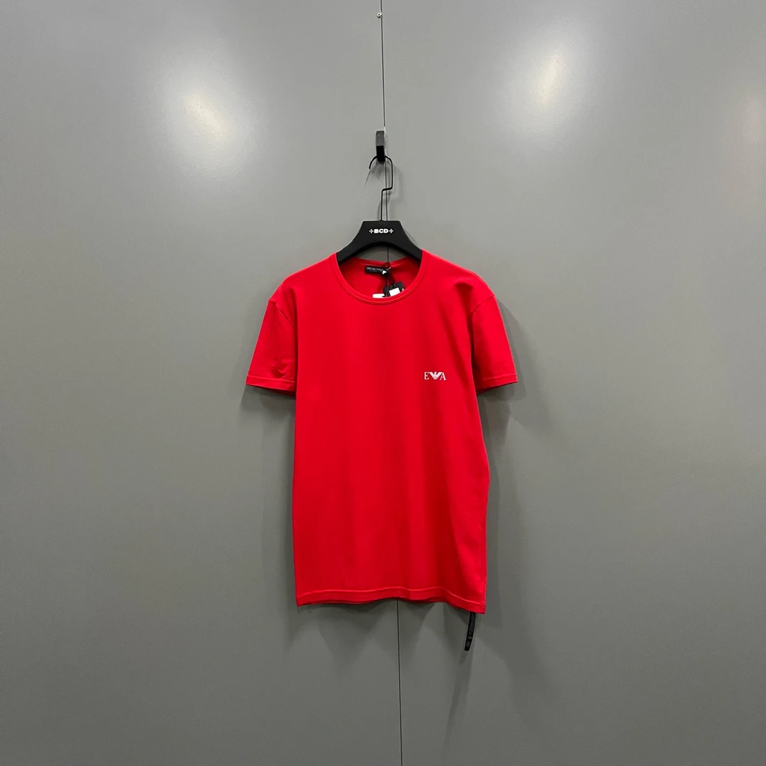 未使用 maje c71 阿玛尼 红色小logo短袖 102207