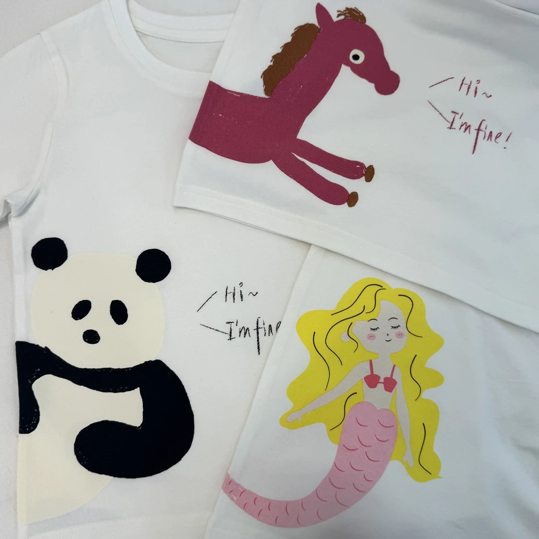 2025丘棠夏季新款中大童动物短袖Q252263