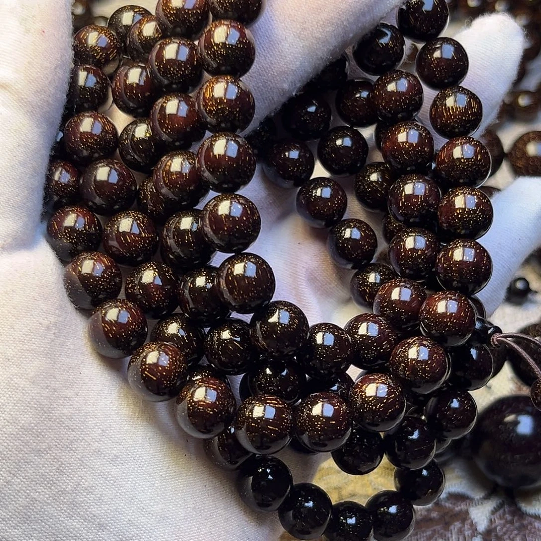 ****️檀香紫檀（小叶紫檀）1.0 108颗爆星