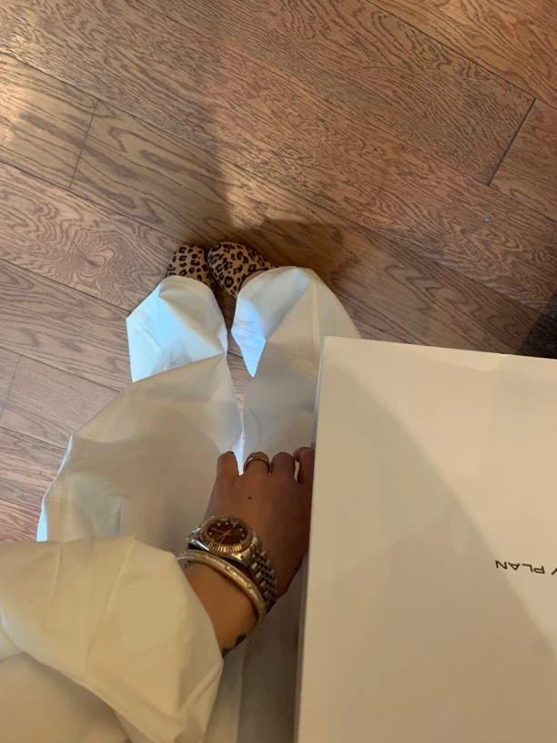 强推 小腔调极简主义阔腿裤 1088