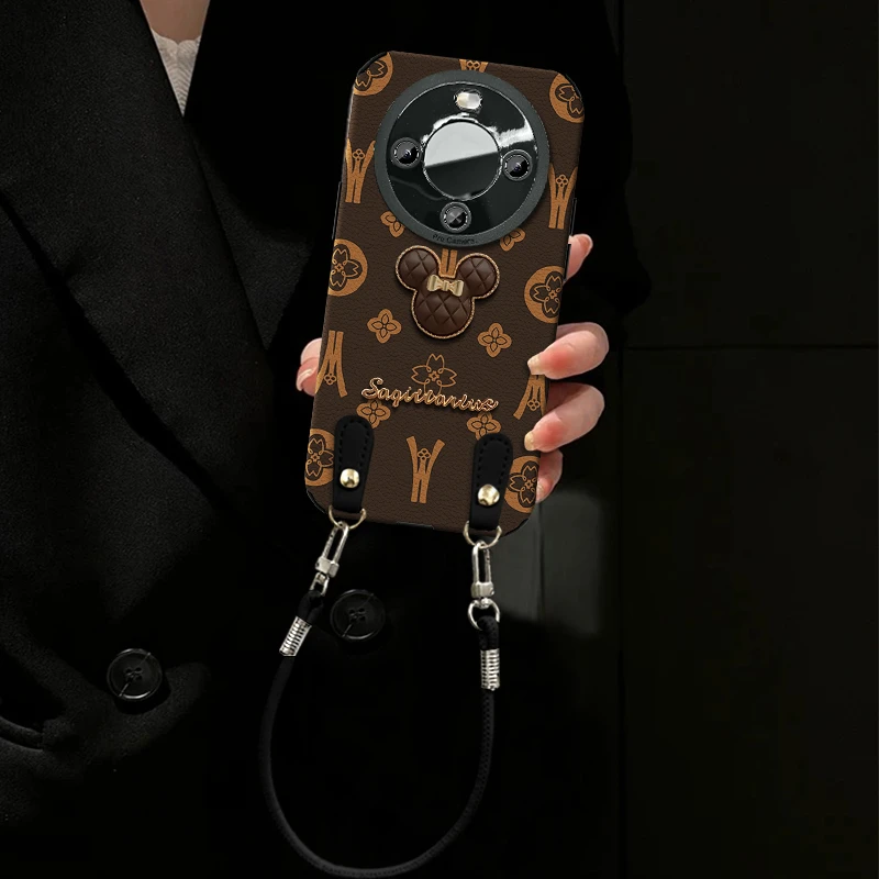 汇客凡品【华为畅享70X】轻奢皮质荔枝纹ins创意防摔手机壳