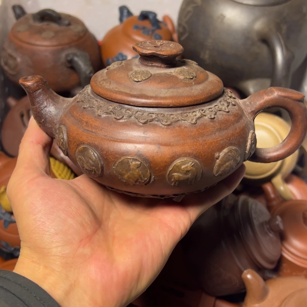 紫砂茶壶宜兴原矿紫砂壶450毫升容量