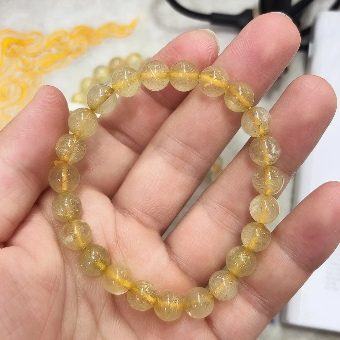 水晶手串未镶嵌金发晶卡8