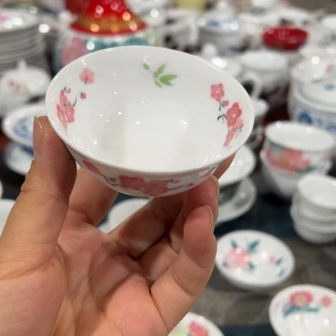 醴陵高温瓷釉下手绘茶园