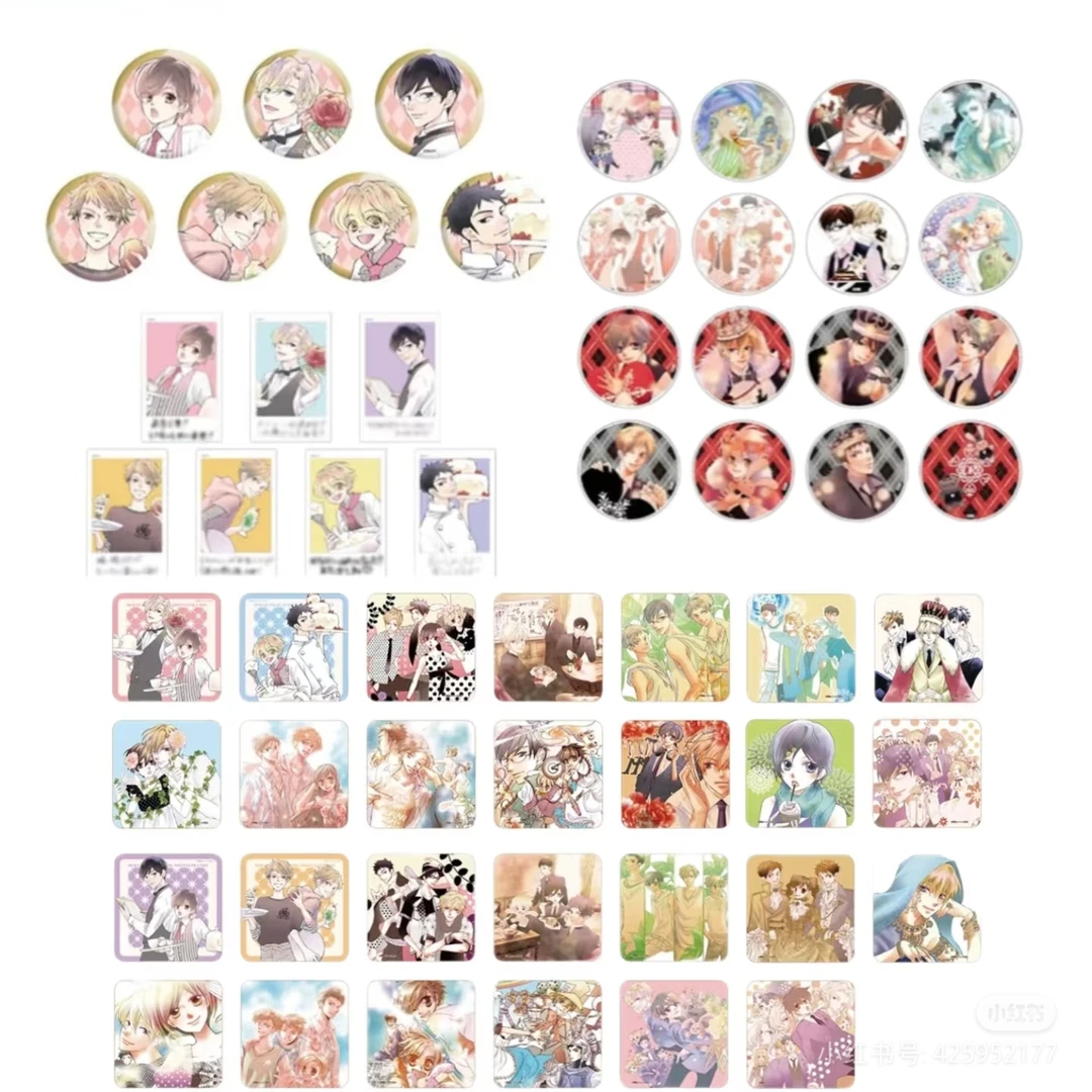 一单非偏远包邮 樱兰高校男公关部cafe快闪场贩吧唧徽章代拆现货