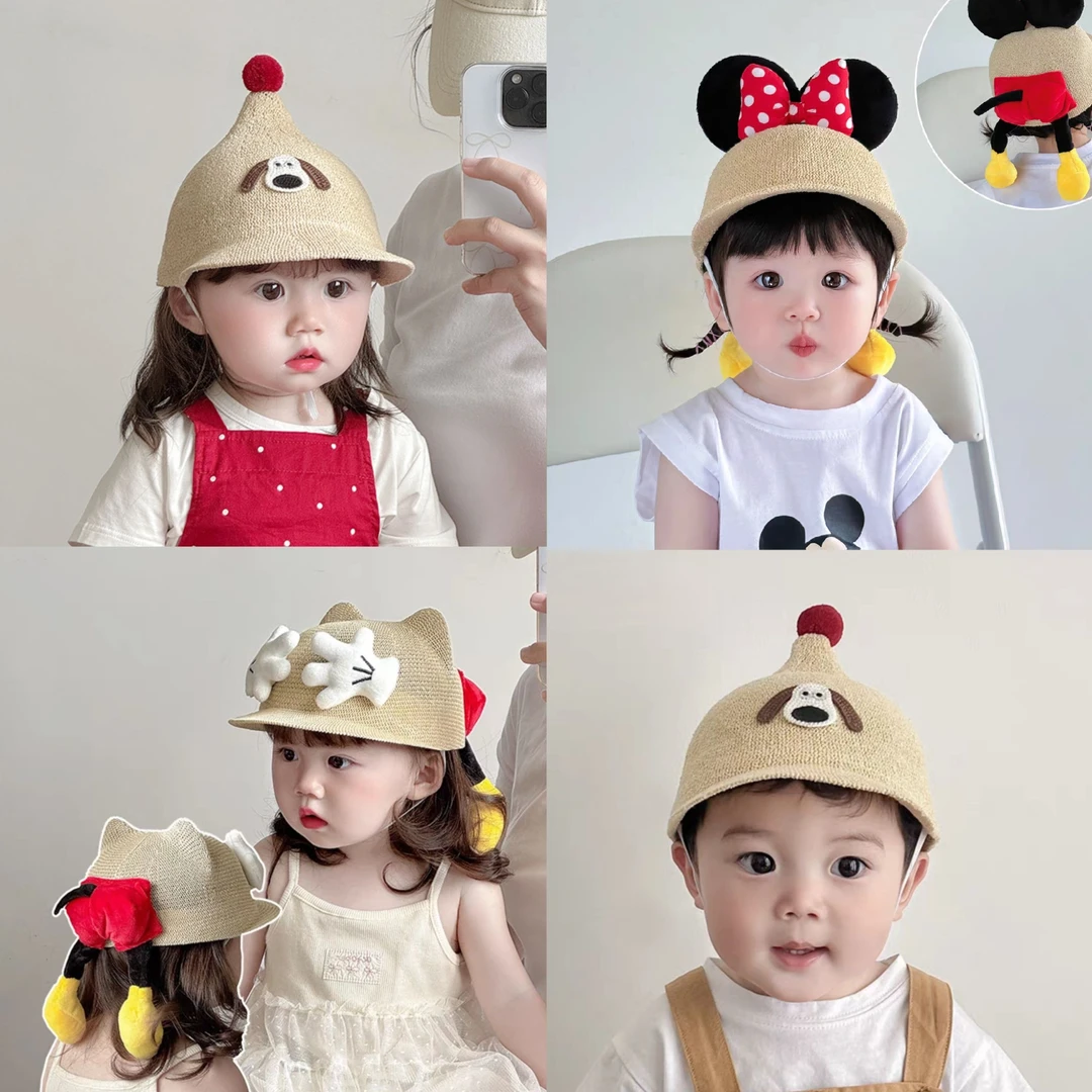宝宝帽子韩系可爱尖尖帽夏季婴儿超萌户外透气遮阳洋气百搭马术帽