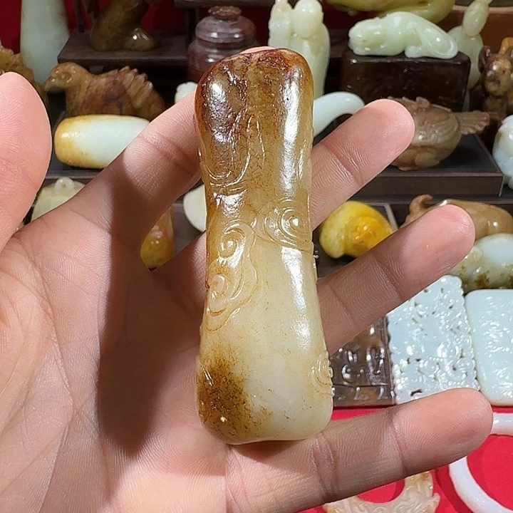 千***鹰和田玉未镶嵌挂件