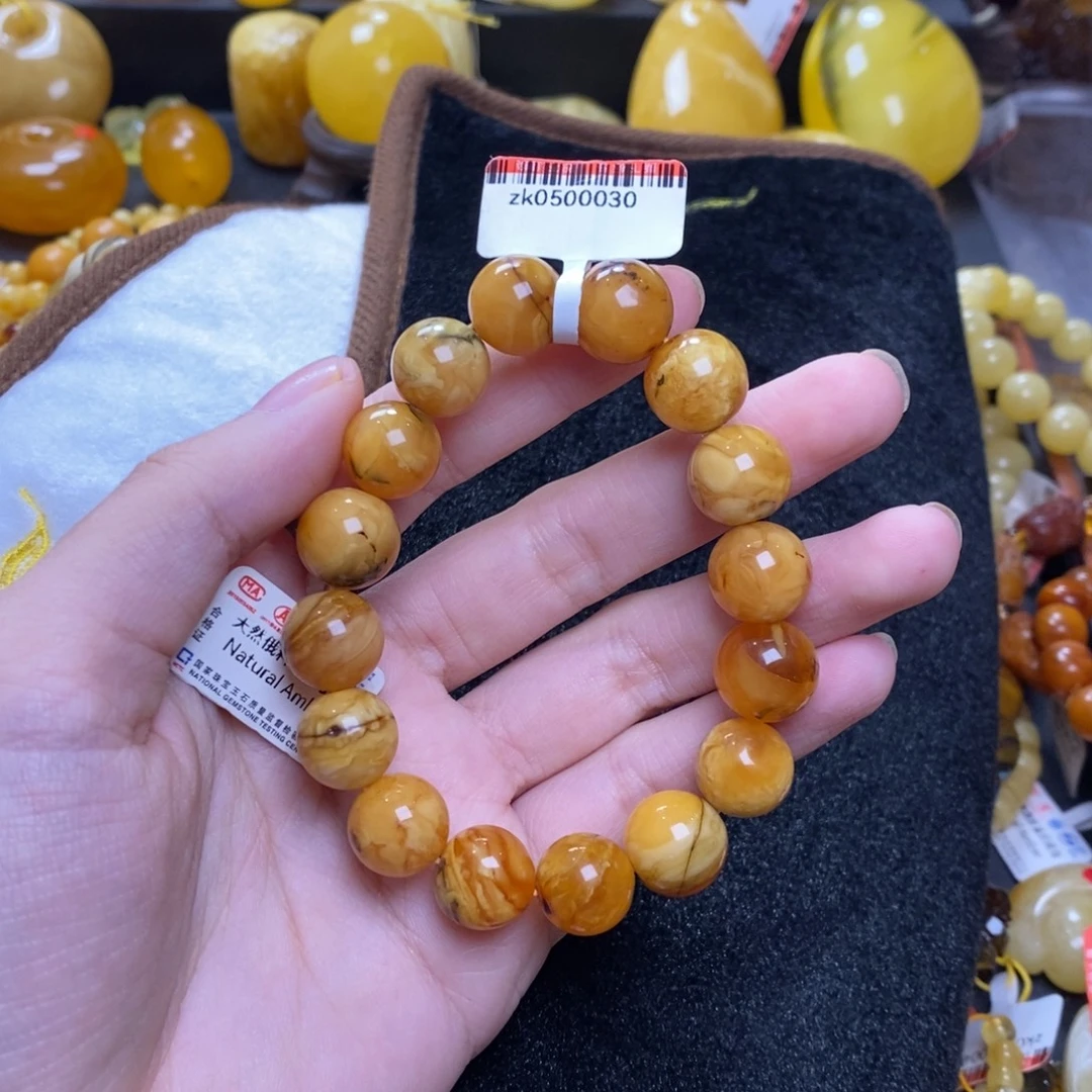 琥珀未镶嵌珠宝奇石