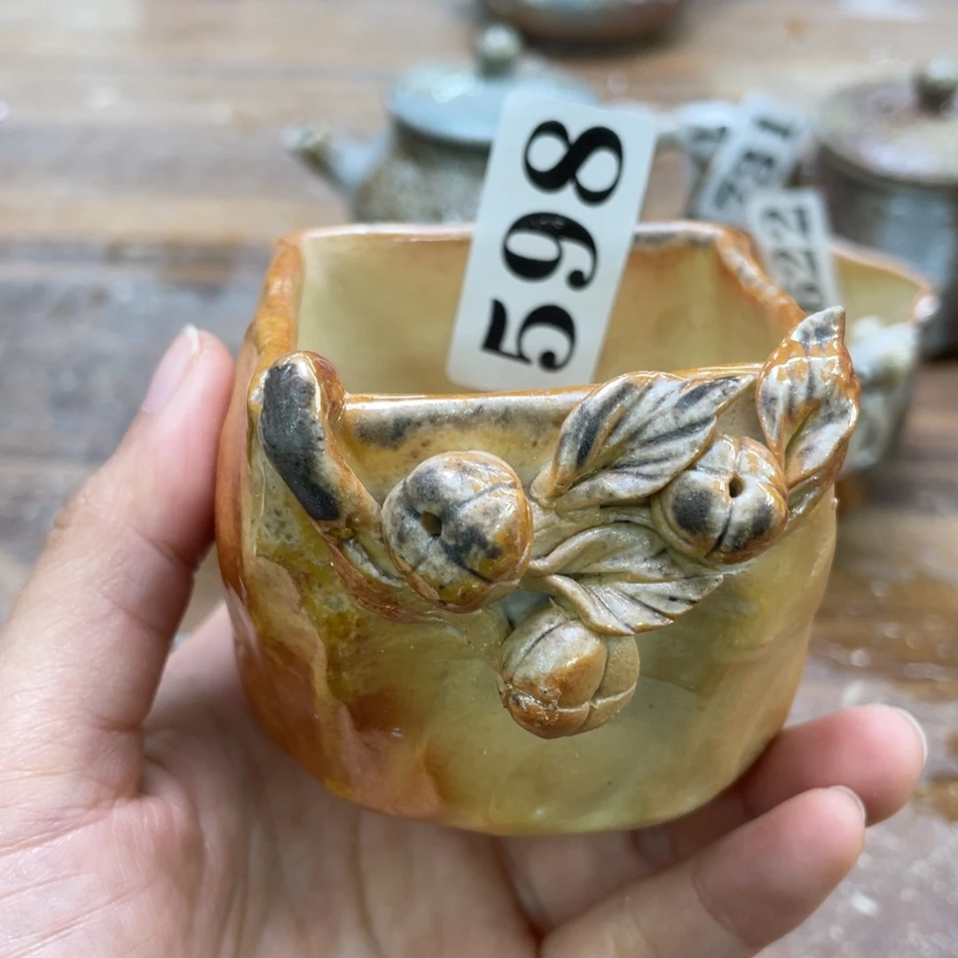陶纯手工柴烧茶壶茶具