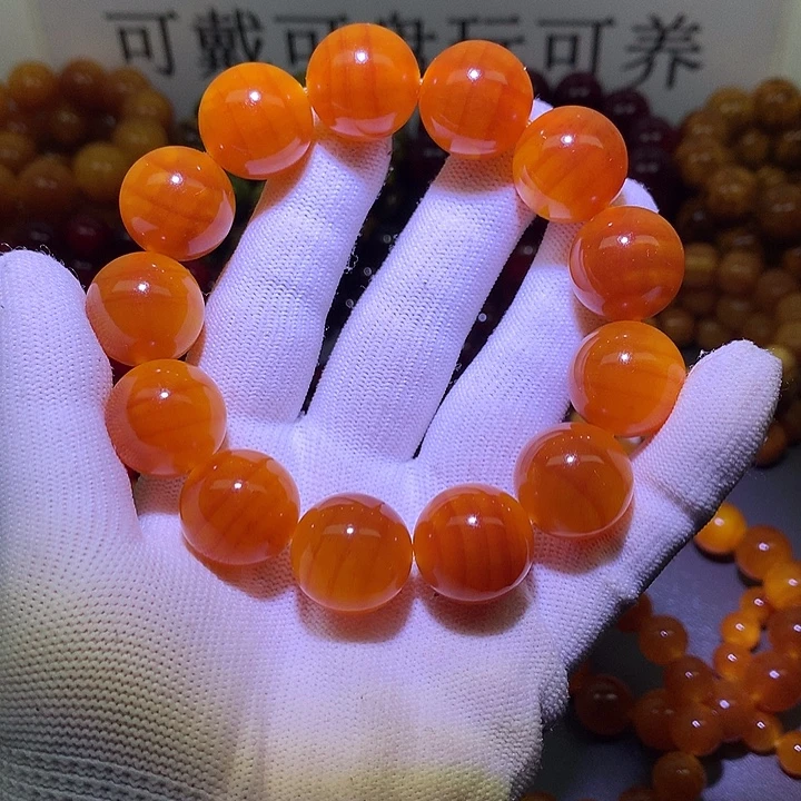 松木（琥珀木）手串/手链1.8 包浆高货