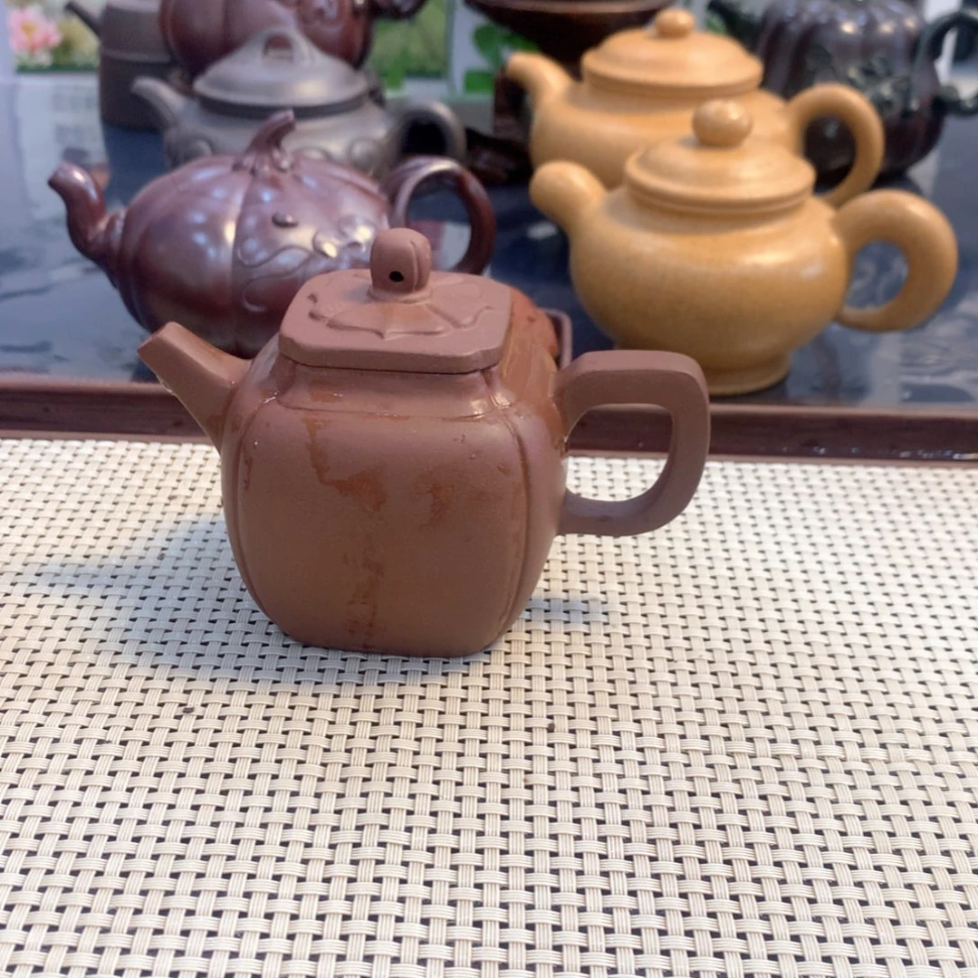 紫砂茶壶宜兴原矿紫泥120cc