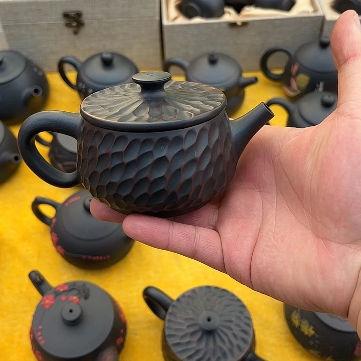 豆***豆建水紫陶刀挖壶全品特价