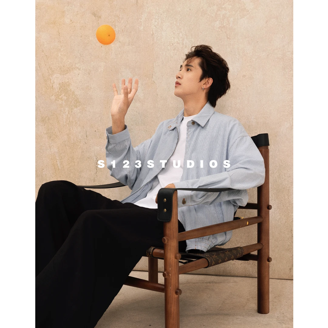 2025秋冬 韩系轻薄条纹哈灵顿夹克基础通勤百搭宽松外套8151