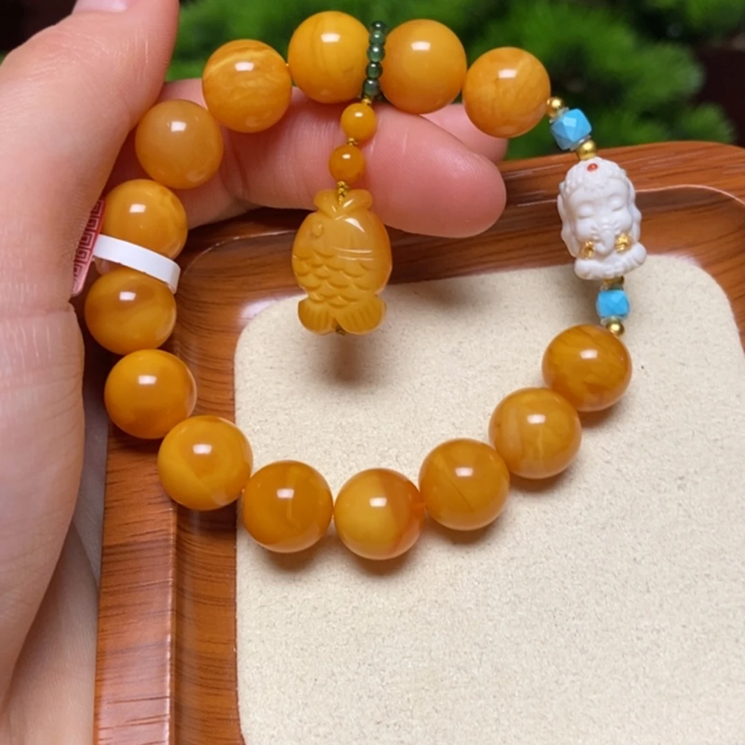 【闪购商品】手链蜜蜡未镶嵌手串