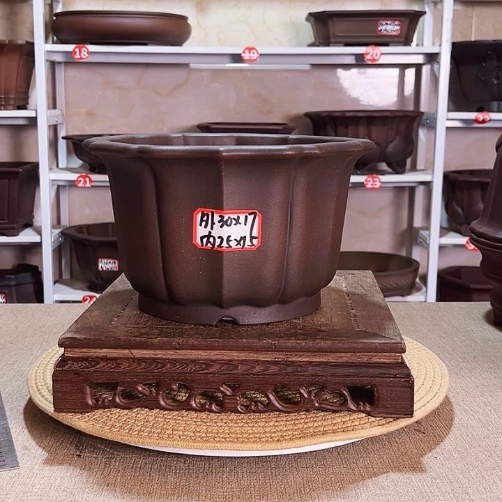 紫砂花盆紫砂花盆