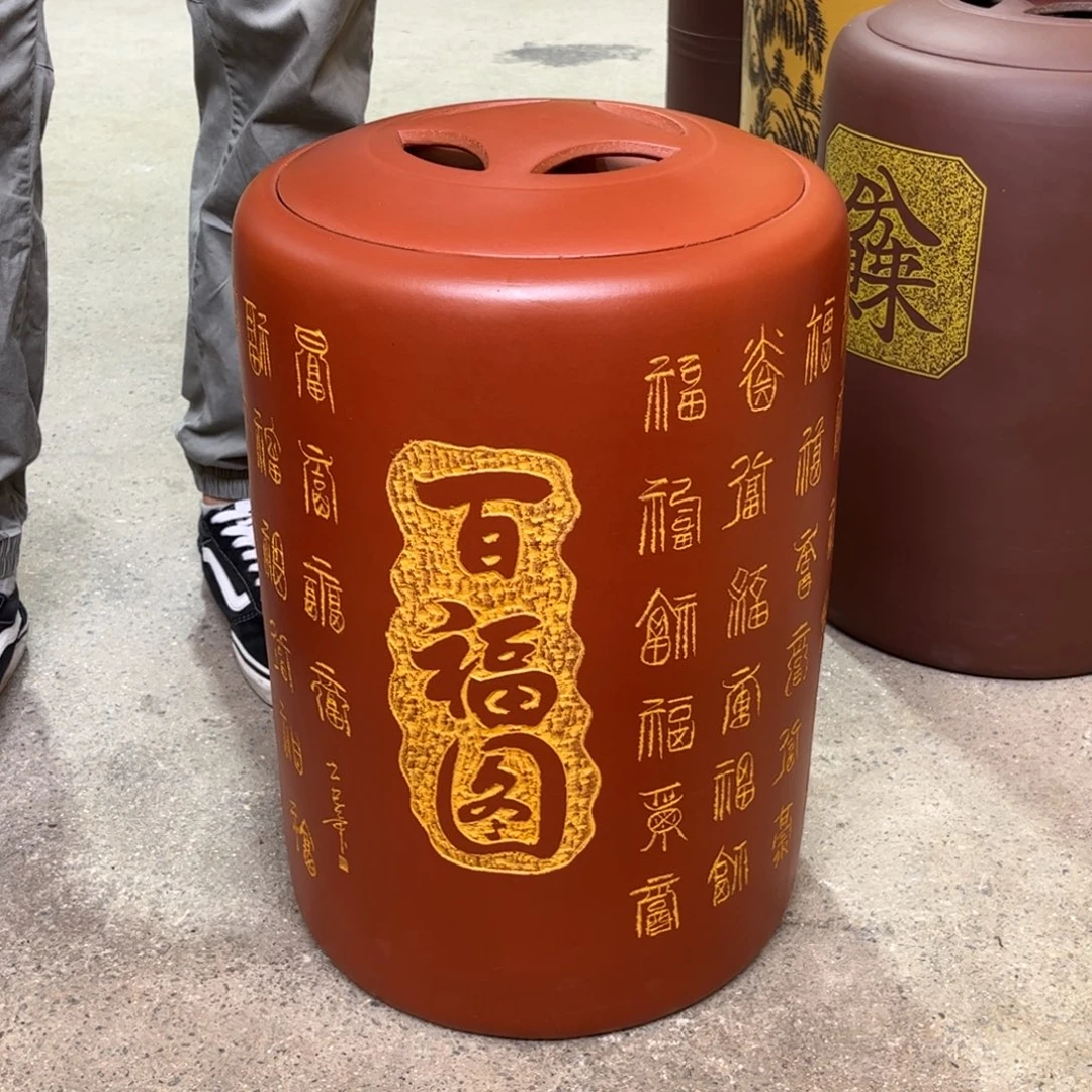 茶叶罐紫砂30饼茶叶罐