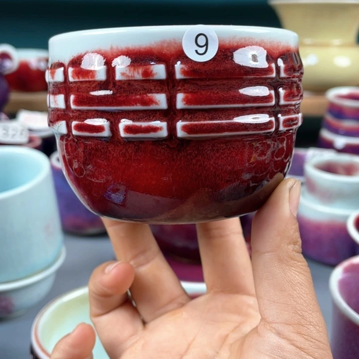 瓷片纯手工制作……