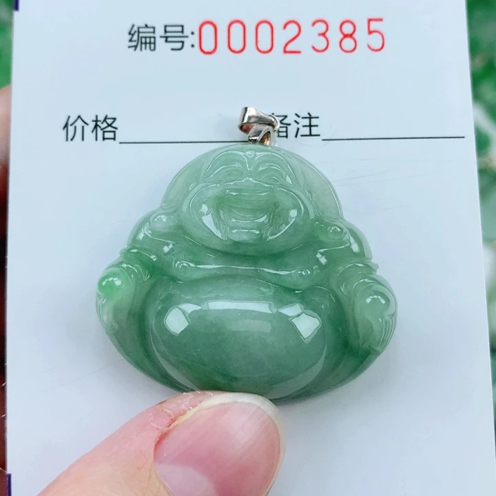 颈饰银S925镶嵌翡翠