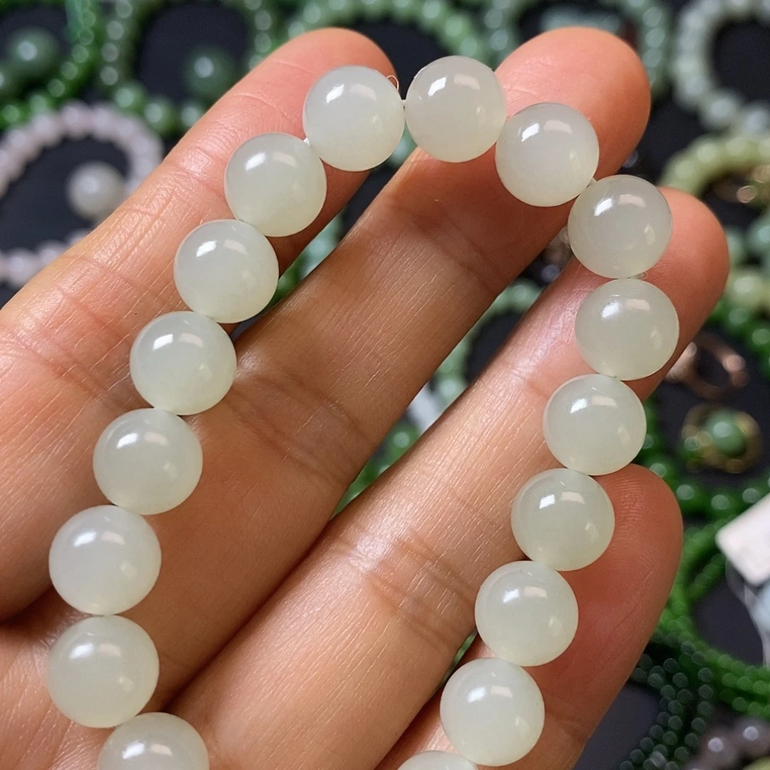 和田玉未镶嵌手链