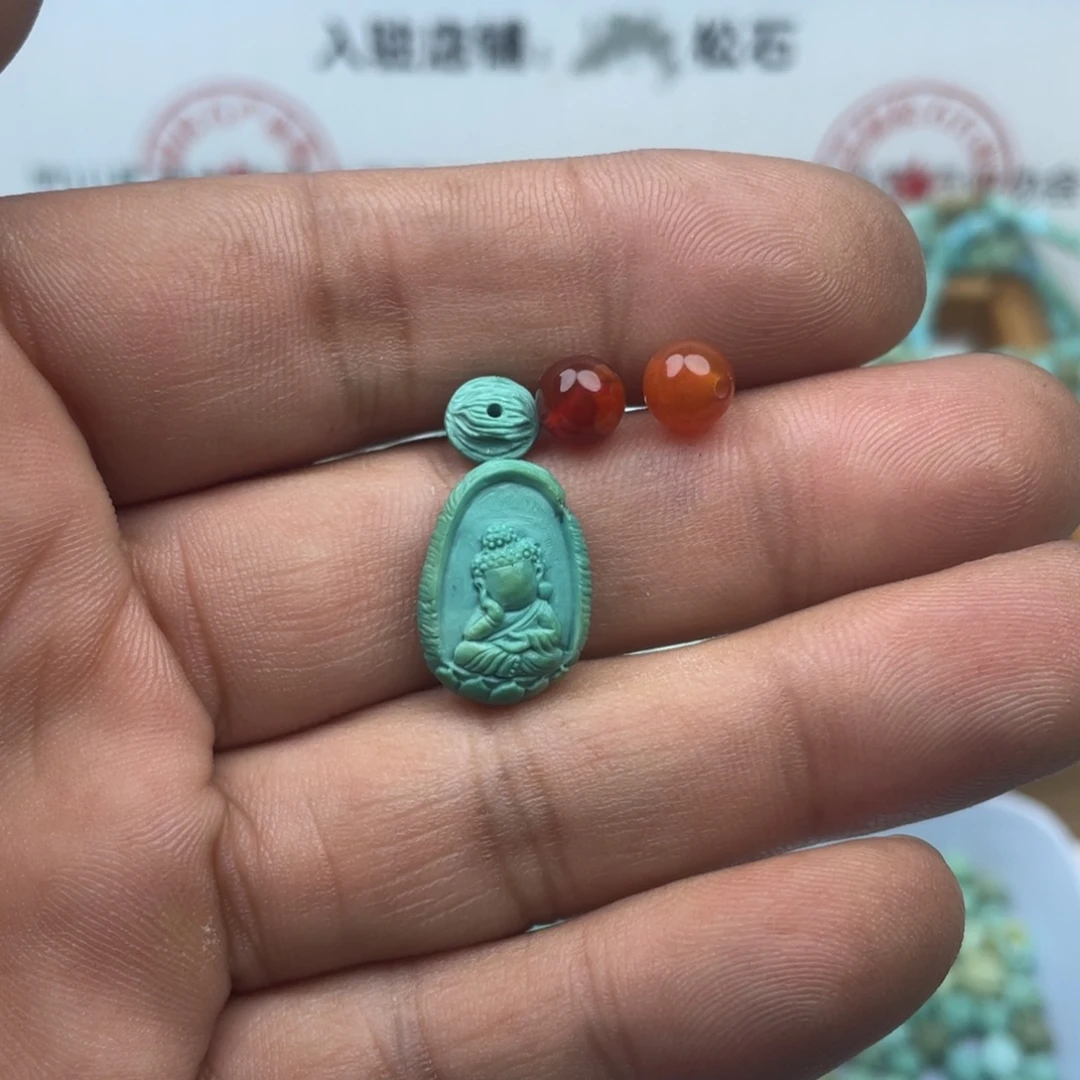 莒***姐南红玛瑙未镶嵌颈饰072