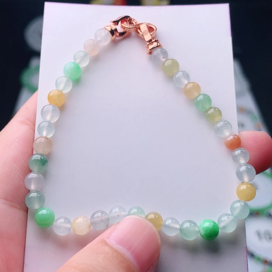 未镶嵌手串翡翠翡翠