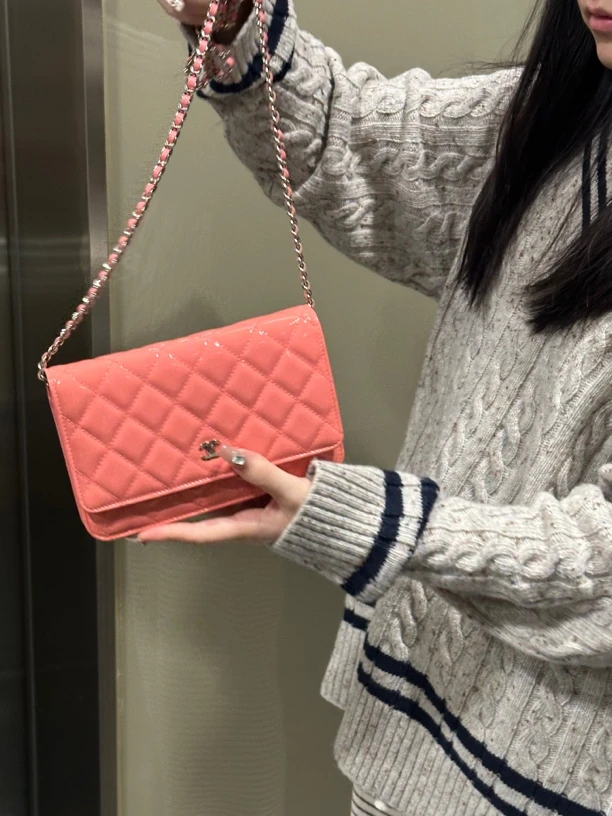 95新 Chanel/香奈儿 女士单肩斜挎包优雅设计时尚百搭