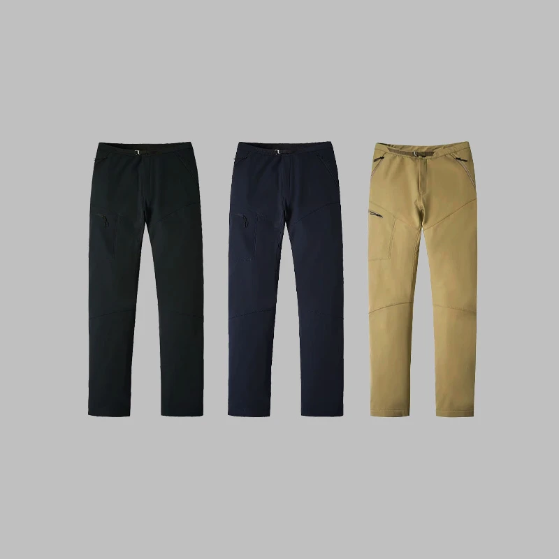 新款户外休闲登山裤 冲锋裤   男女同款