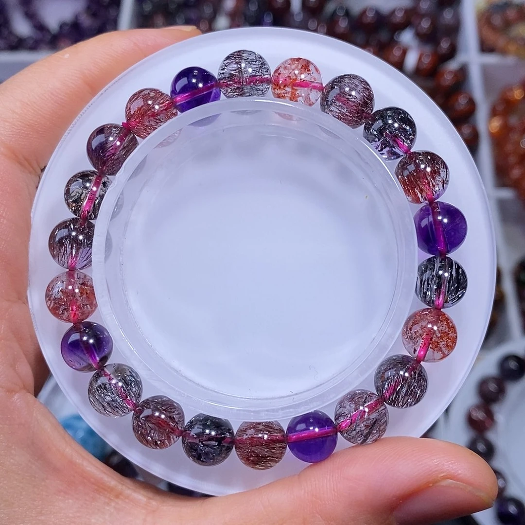 手链水晶未镶嵌黑加仑