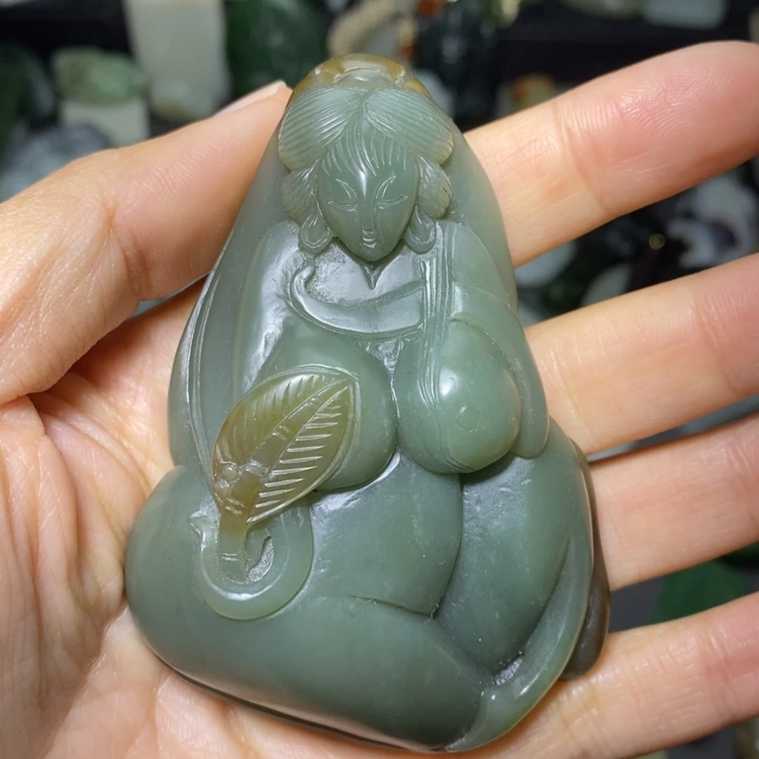 颈饰未镶嵌和田玉