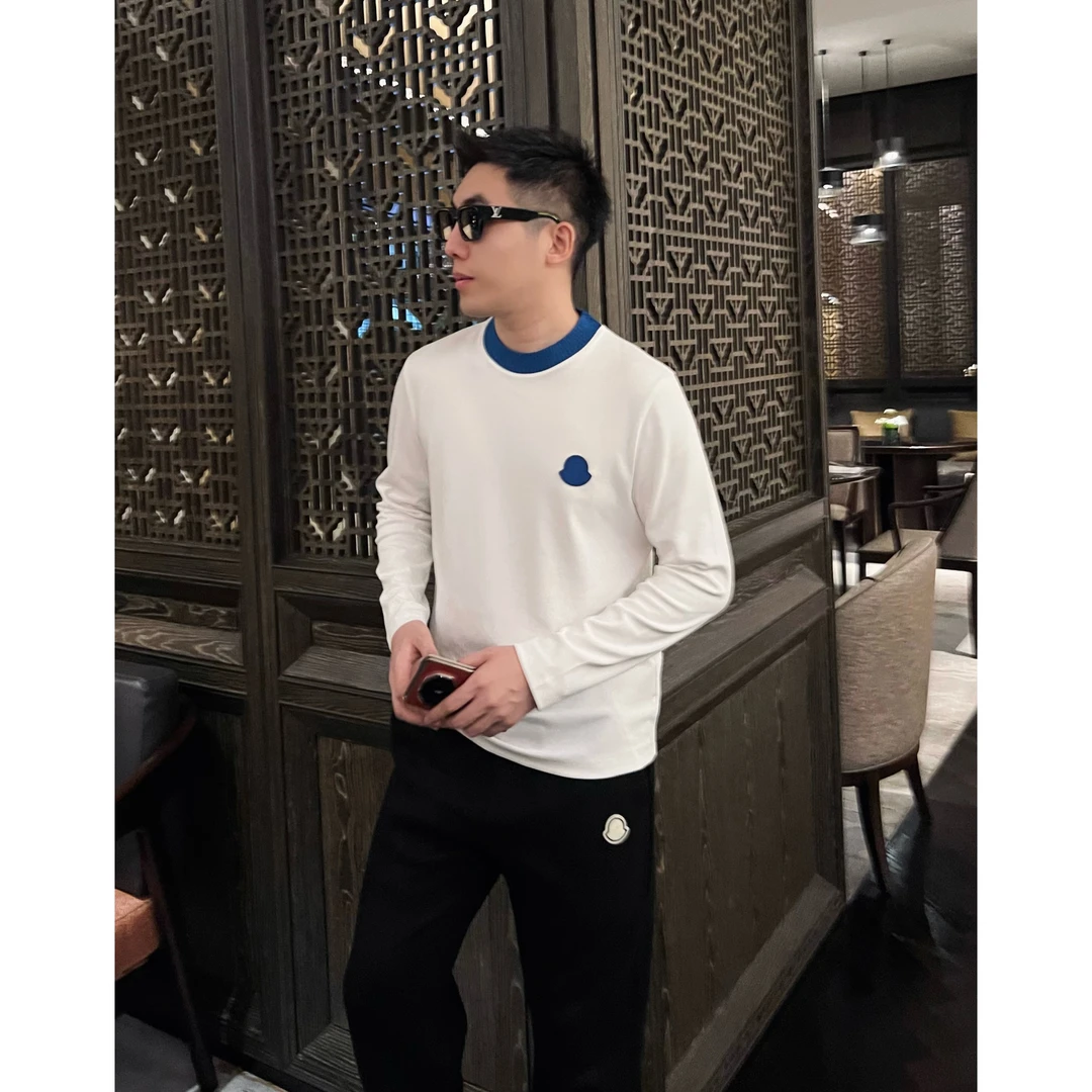 【蓝色神话】秋冬弹力莫代尔潮男保暖基础打底男士长袖休闲修身款