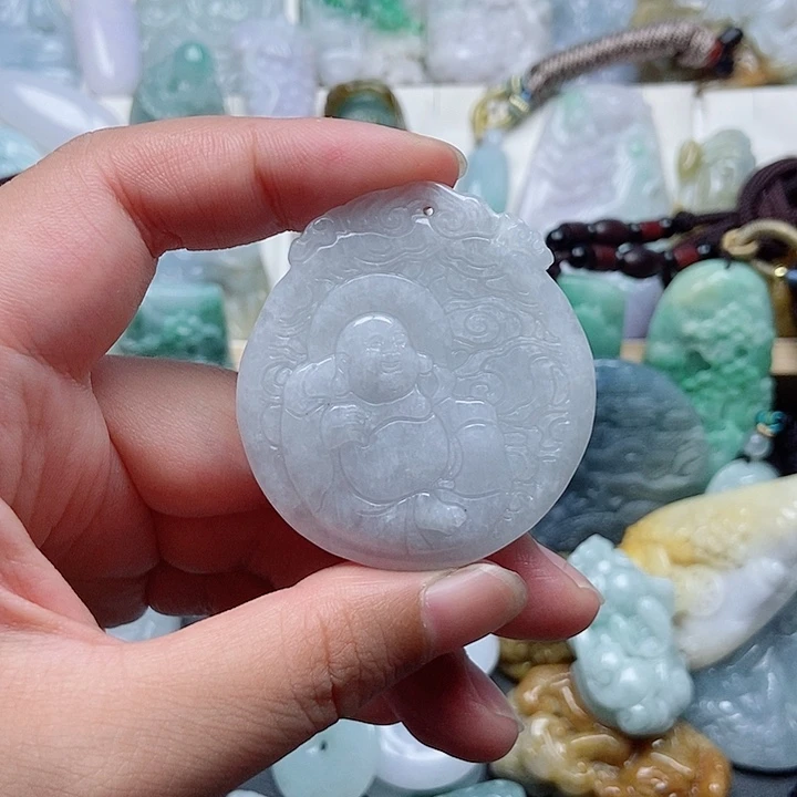 翡翠未镶嵌吊坠(不含链)翡翠